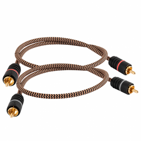 PROA-0.5 - Cable 2 rca - 2 rca stereo 0,5 mts