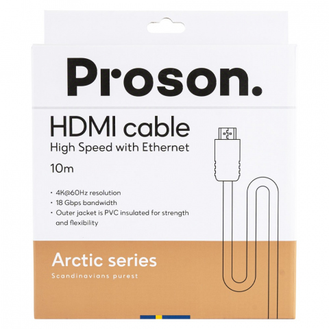 PRH-10.0 - Cable HDMI a HDMI v2.1 de 10,0 mts