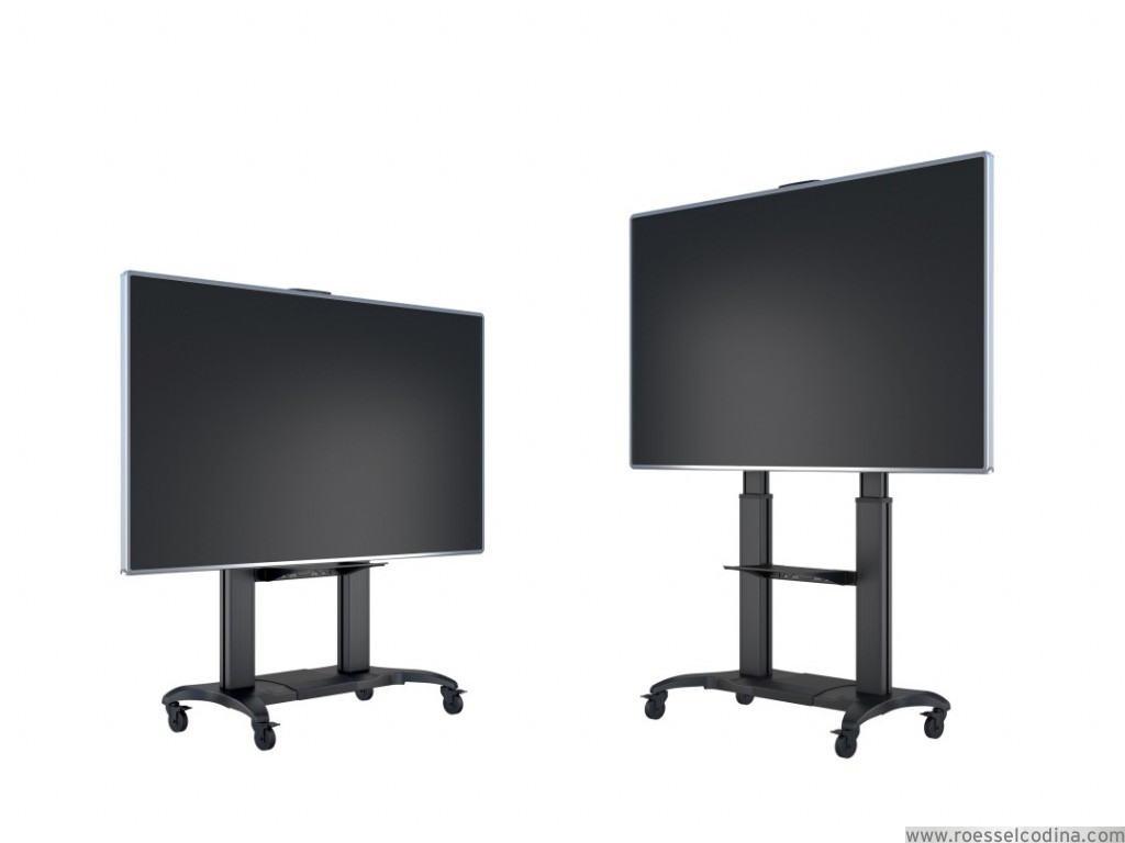 RoesselCodina Product: BT7516 - Soporte TV de pared inclinable y giratorio.  Separación de la pared: 7,5 cms. Para TV entre 12 y 19. Color gris.