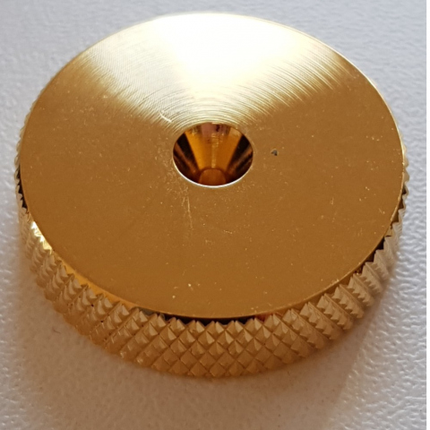6CD6DD - 6 conos de desacoplo regulables + 6 discos protectores. C/dorado