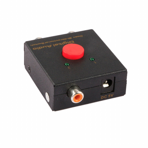 BT-213 - Distribuidor 1 entrada de señal de coaxial digital a 2 salidas coaxial digital. (REVERSIBLE)