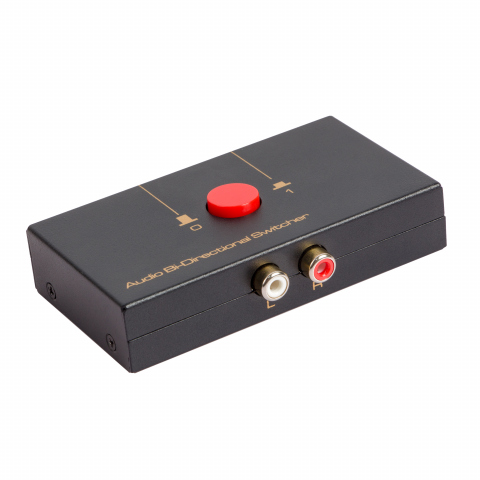 BT-212 - Distribuidor 1 entrada de señal de audio stereo a 2 salidas (REVERSIBLE)