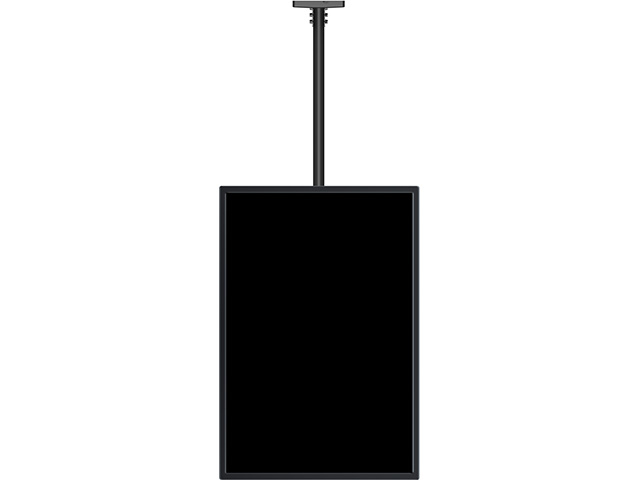 CEILING MEDIUM NEGRO - Soporte de techo para TV. Telescópico hasta 300 cms. Giratorio. Para TV entre 32" y 55". Color negro.