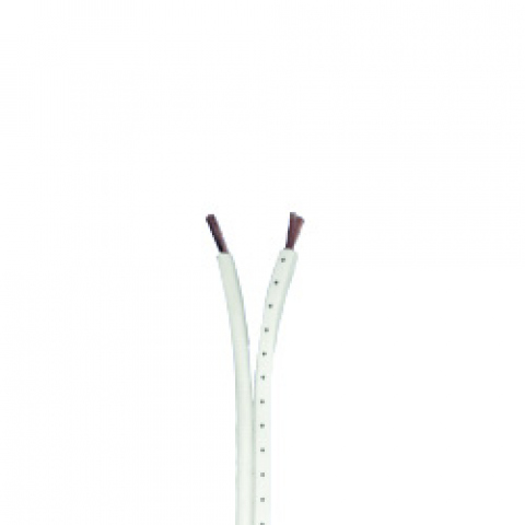 SYS150/200W - Bobina de 200 mts de cable de altavoz OFC. 2x1,5mm. Blanco.