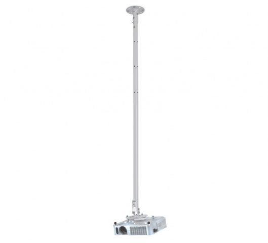BT75890-150 BCO - Soporte de techo para proyector hasta 10 kgs. Separación del techo: 164,5 cms. C/ Blanco.