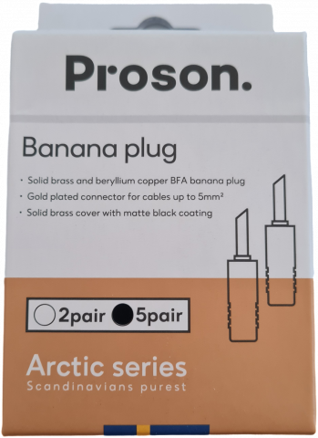 BN150/10 - Juego de 10 conectores de altavoz tipo Banana BFA de 5,0 mm