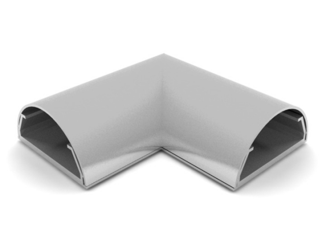 ANGLE COVER PARED-50G - Angulo ocultacable para pared. Ancho:50mm C/GRIS