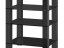 Sonorous - RX5040-NN - Mueble Hifi de 4 estantes. Con ruedas. Vidrio negro/Chasis negro.