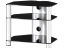 Sonorous - RX2130-NG - Mueble Hifi de 3 estantes. Vidrio negro/Chasis gris.