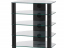 Sonorous - RX2150-TN - Mueble Hifi de 5 estantes. Vidrio transparente/Chasis negro.