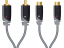 SXA4302 - Cable 2 rca macho - 2 rca hembra stereo 2,0 mts