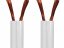 SXL1079/200 - Bobina de 200 mts de cable de altavoz OFC. 2x0,75mm. Blanco.