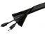VELCRO-CABLECOVER BL - Malla ocultacables con cierre de velcro. (50 mts) C/negro