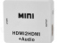 HD2HDMI mini – Conversor HDMI a HDMI + Stereo. Con función Bypass. Cable USB.